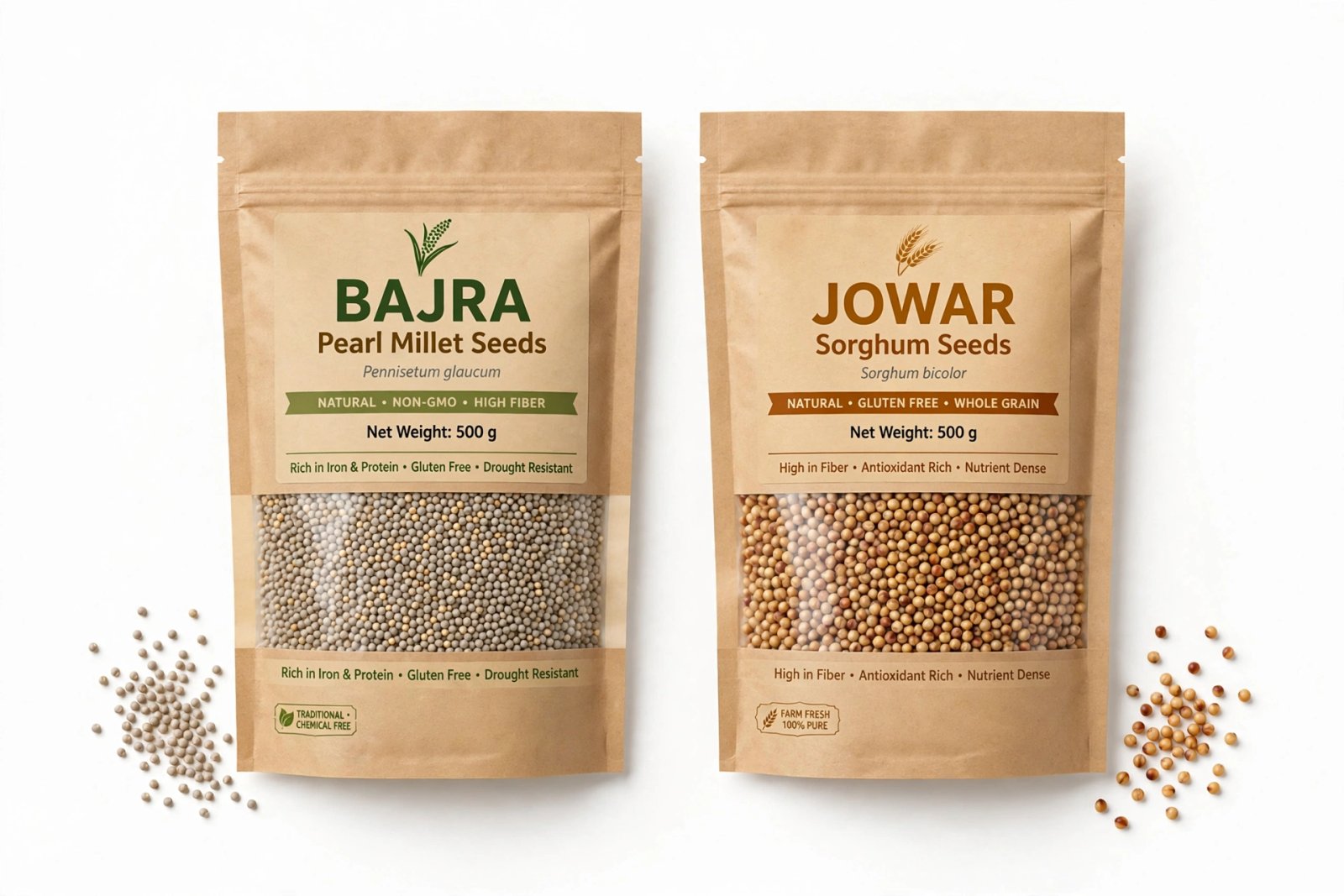 Bajra + Jowar Beej - (Millet)